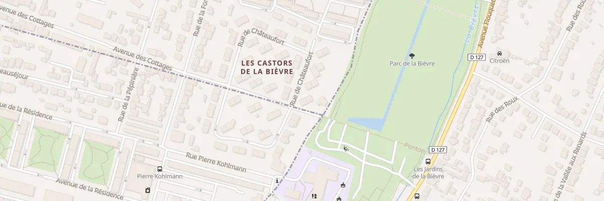 Plan du 38 Rue de Chateaufort à Bourg-la-Reine