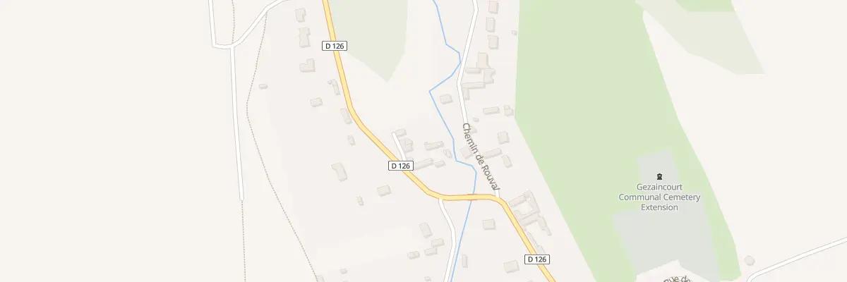 Plan du 3 Rle Parette à Gézaincourt
