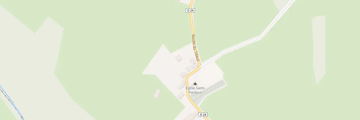 Plan du 5131 Le Bourg à La Serre-Bussière-Vieille
