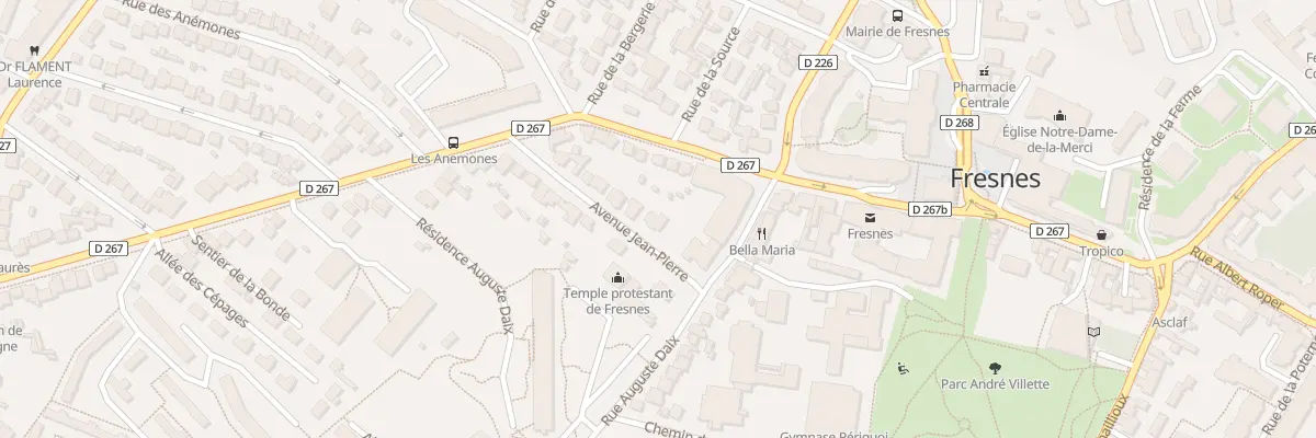 Plan du 4 Av Jean-pierre à Fresnes