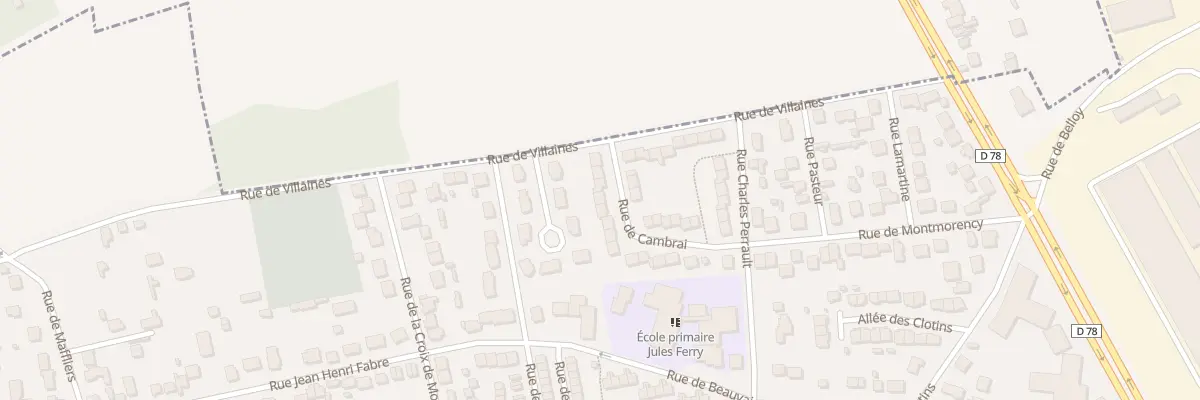 Plan du 8 Rue de Cambrai à Montsoult