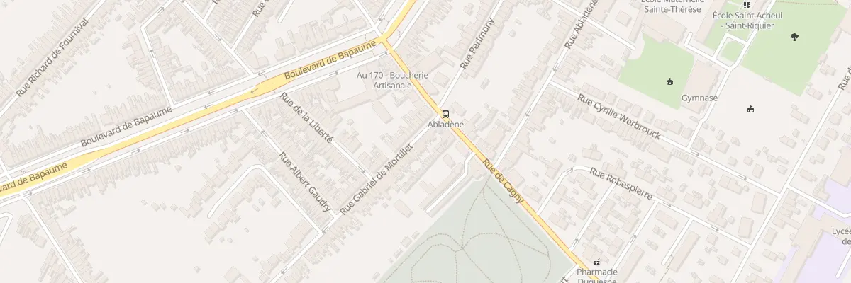 Plan du 7 Rue Gabriel de Mortillet à Amiens