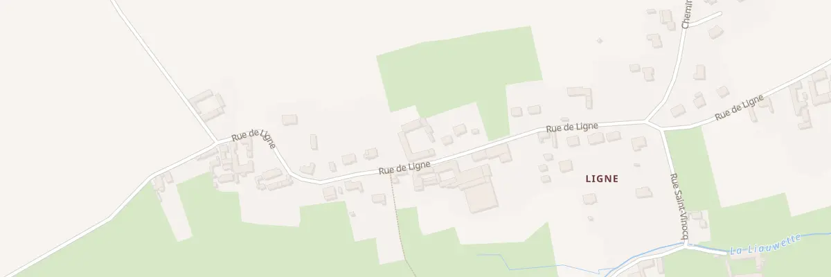 Plan du 910 Rue de Ligne à Roquetoire