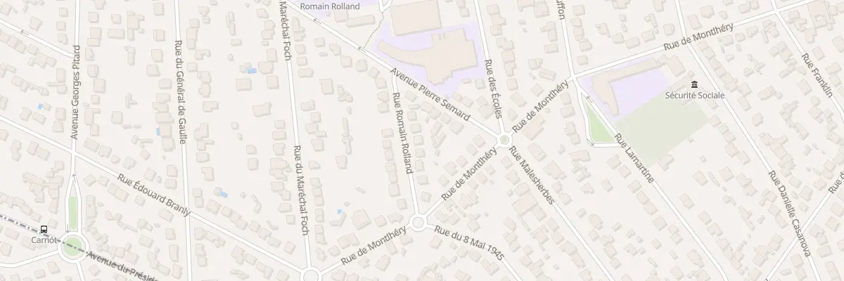 Plan du 43 Rue Romain Rolland à Sainte-Geneviève-des-Bois