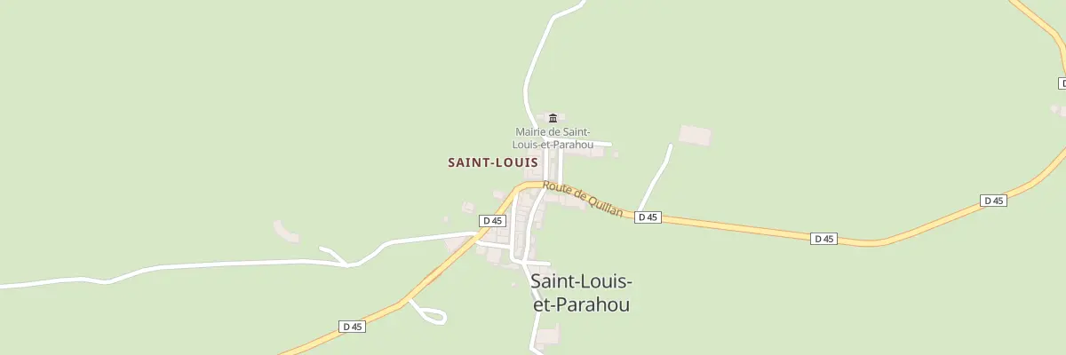 Plan du 8 Rte de Quillan à Saint-Louis-et-Parahou