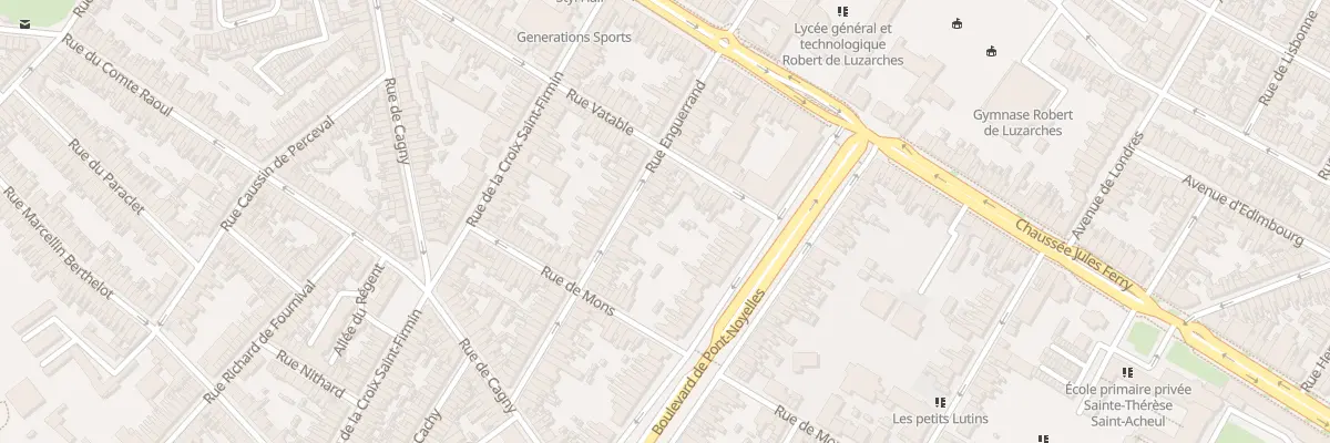 Plan du 35 Rue Enguerrand à Amiens