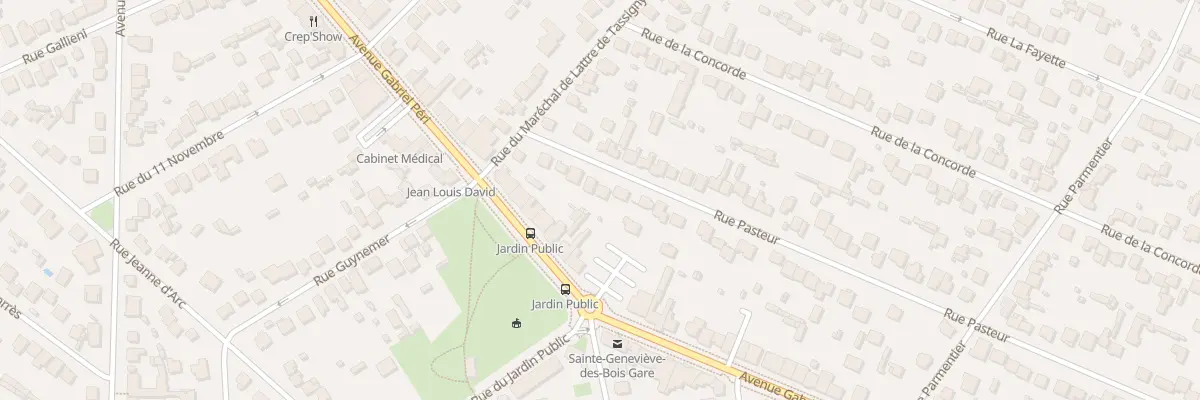 Plan du 14 Rue Pasteur à Sainte-Geneviève-des-Bois