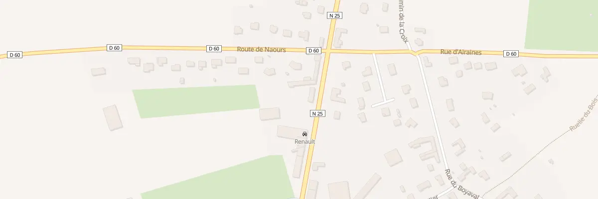 Plan du 25 Rte Nationale à Talmas
