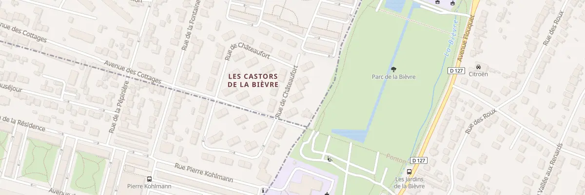 Plan du 42 Rue de Chateaufort à Bourg-la-Reine