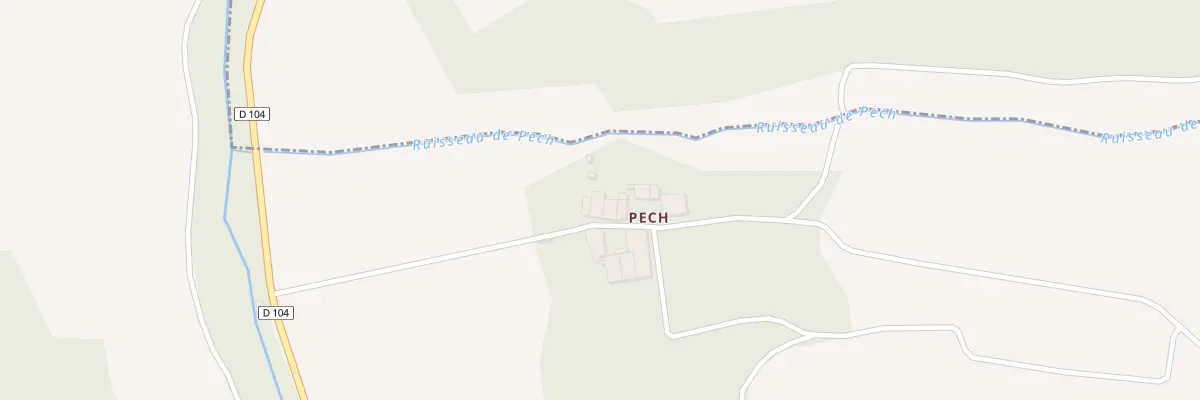 Plan du 258B A Pech à Verzeille