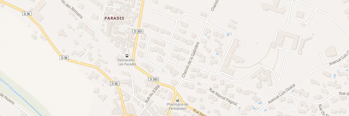 Plan du 4 Rue du Colombier à Pennautier