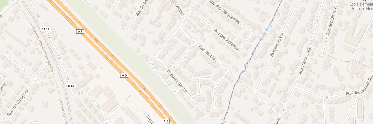 Plan du 9 Rue des Genêts à Chilly-Mazarin