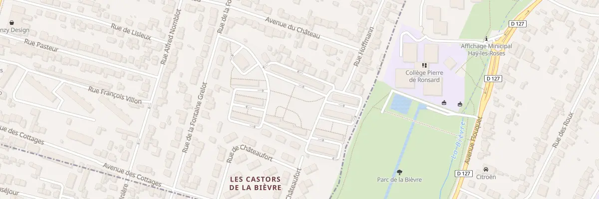 Plan du 41 Rue de la Fontaine Grelot à Bourg-la-Reine
