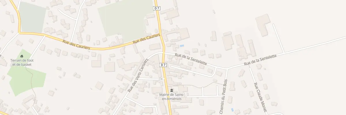 Plan du 68 Rue de la Chaussée à Sains-en-Amiénois