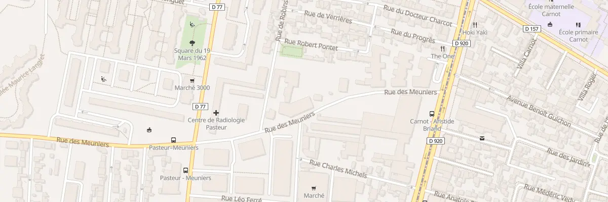 Plan du 137 Rue des Meuniers à Bagneux