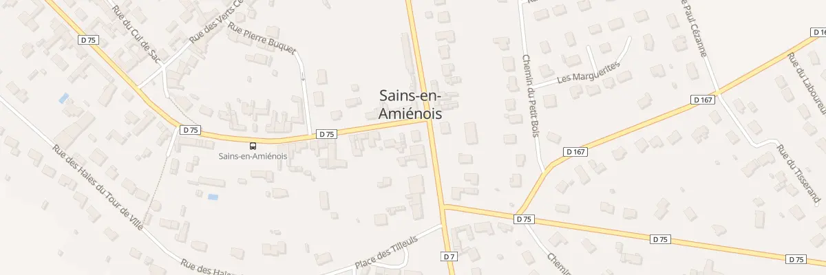 Plan du 29 Rue de la Chaussée à Sains-en-Amiénois