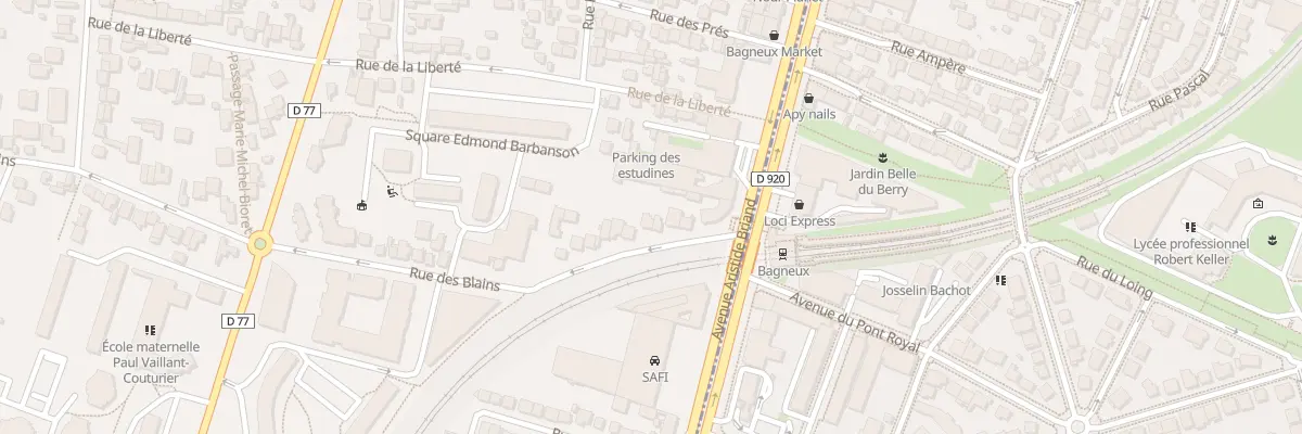 Plan du 175 Rue des Blains à Bagneux