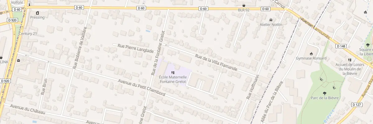 Plan du 6 Rue de la Villa Flamande à Bourg-la-Reine