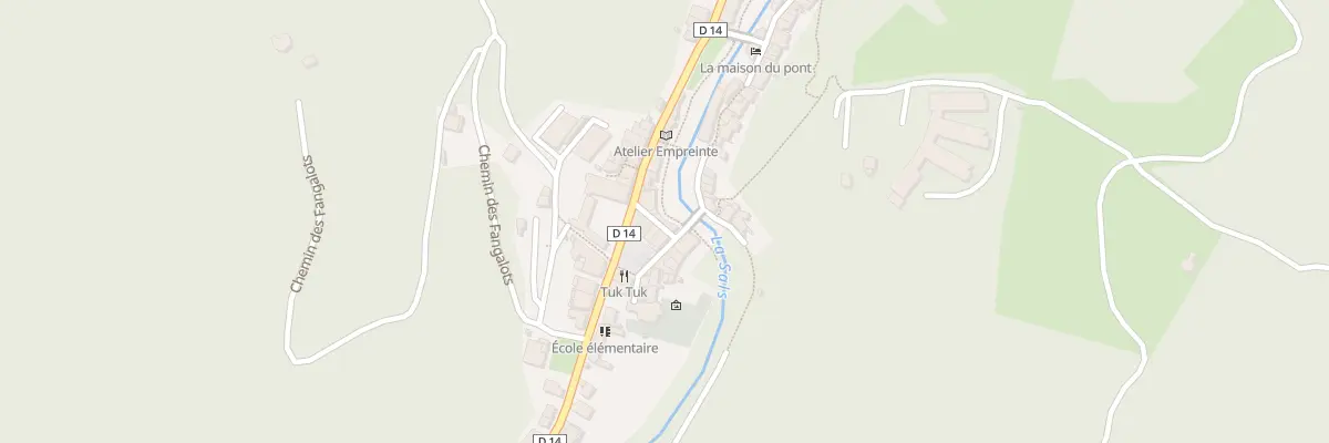 Plan du 7 Rue de la Poste à Rennes-les-Bains