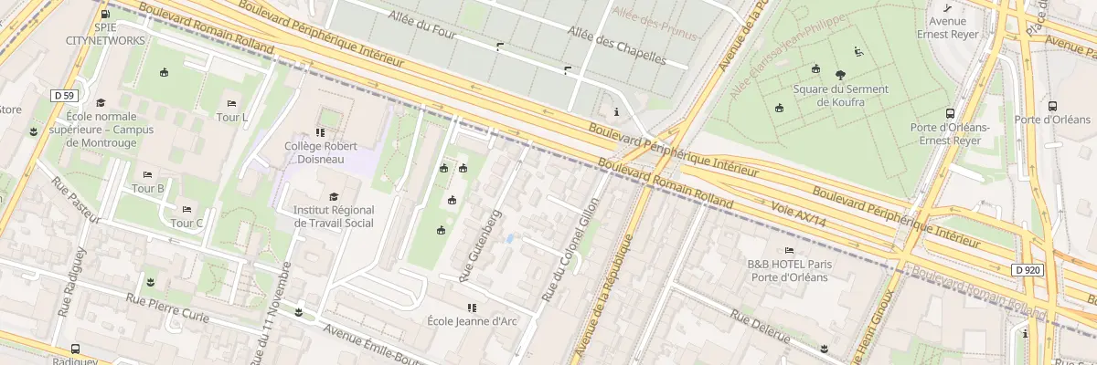 Plan du 4 Vla des Vergers à Montrouge