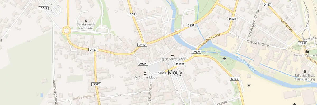 Plan du 1 Imp de l’Eglise à Mouy