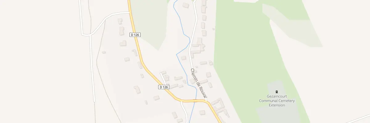 Plan du 5129A Che de Rouval à Gézaincourt