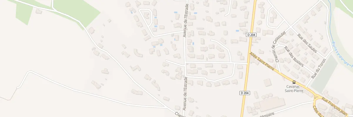 Plan du 540 Av de l’Estrade à Cavanac