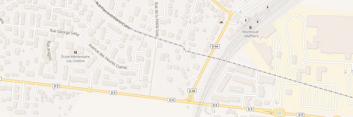 Plan du 3A Rue Pierre et Marie Curie à Baillet-en-France