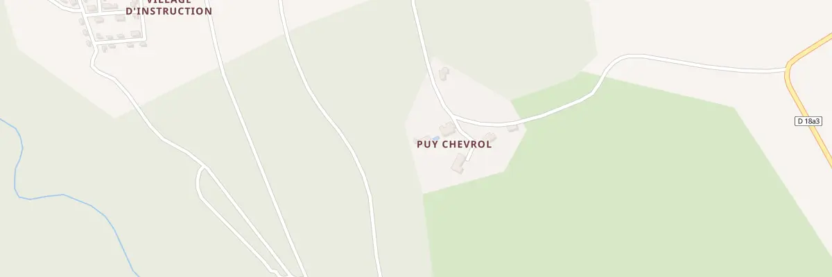 Plan du 2 Puy Chevrol à Malleret