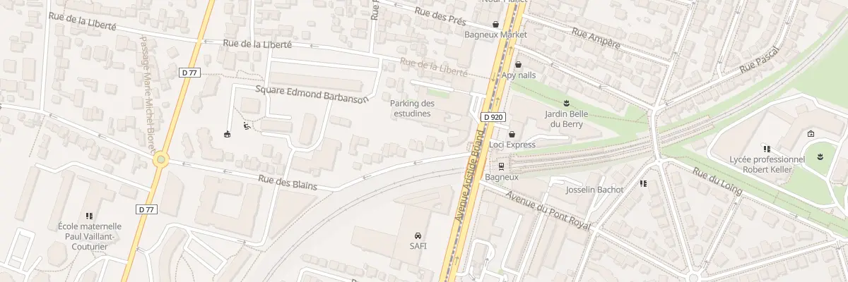Plan du 177 Rue des Blains à Bagneux