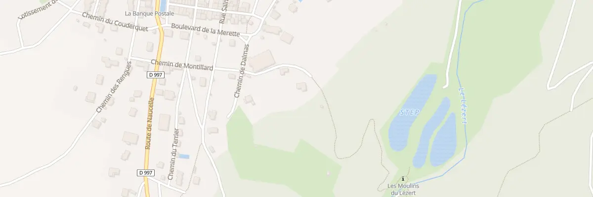 Plan du 5392 Saint Vital à Sauveterre-de-Rouergue