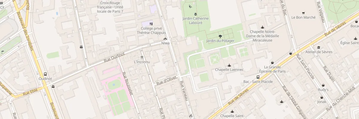 Plan du 63 Rue Vaneau à Paris 7e Arrondissement