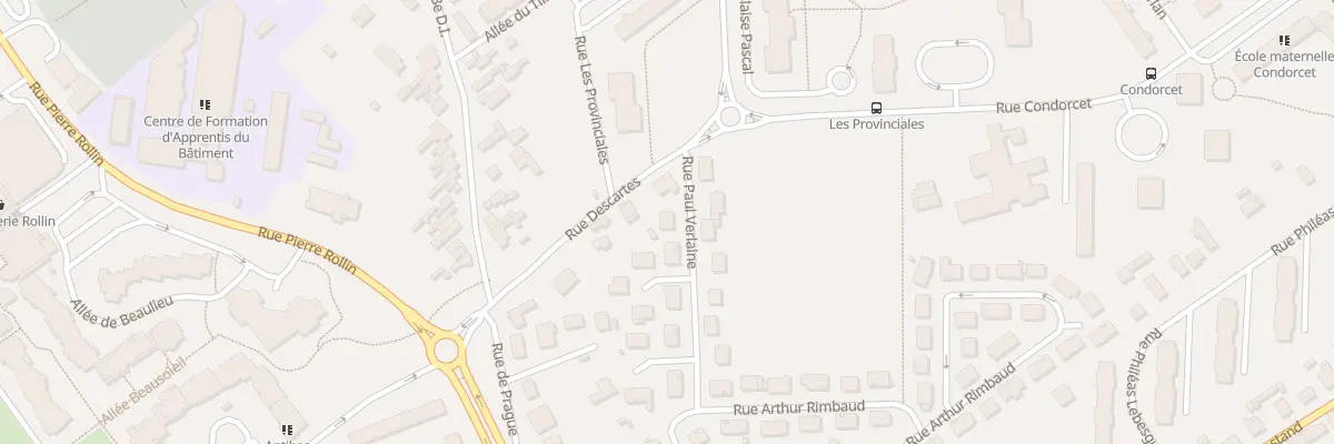 Plan du 33 Rue Paul Verlaine à Amiens