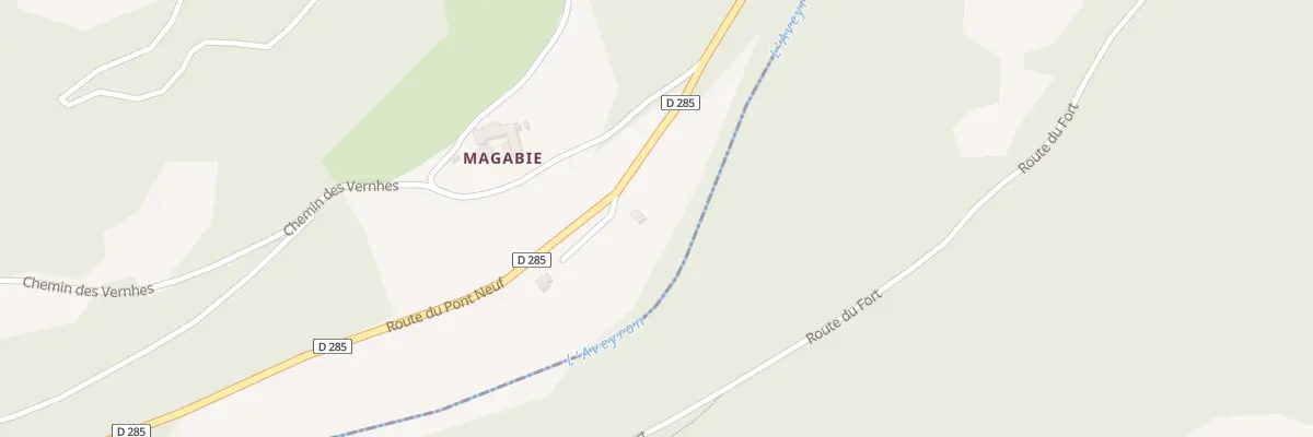 Plan du 53 Che des Magabies à Belcastel