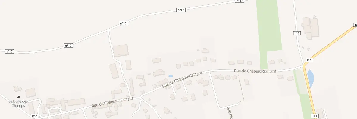 Plan du 13 Rue du Chateau Gaillard à Champmotteux