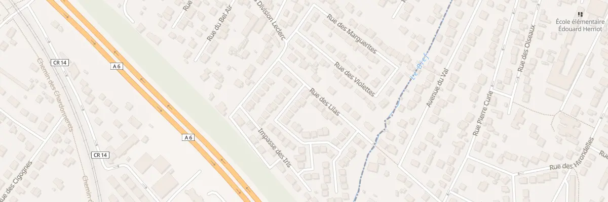 Plan du 3 Rue des Genêts à Chilly-Mazarin