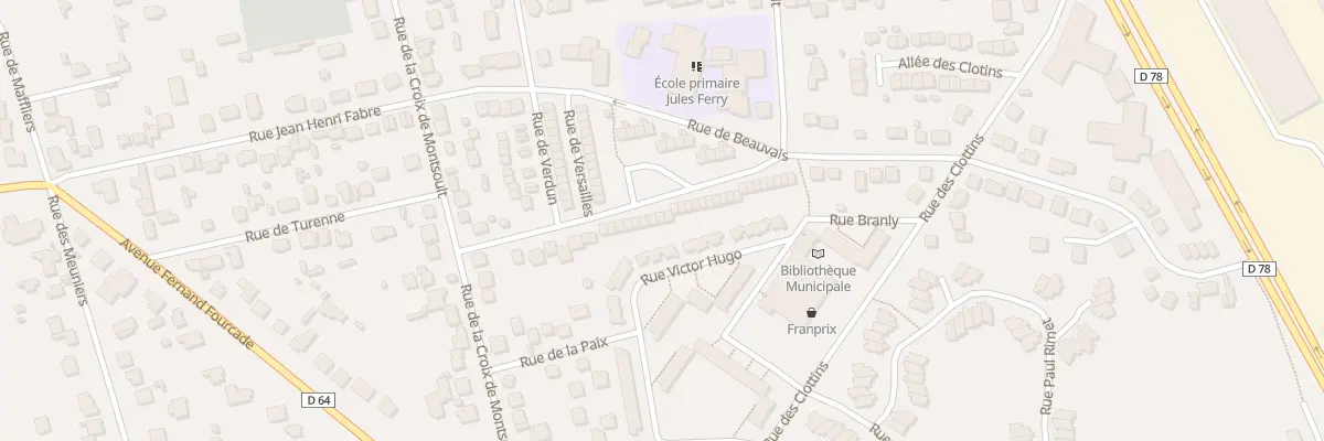 Plan du 24 Rue Bel Air à Montsoult