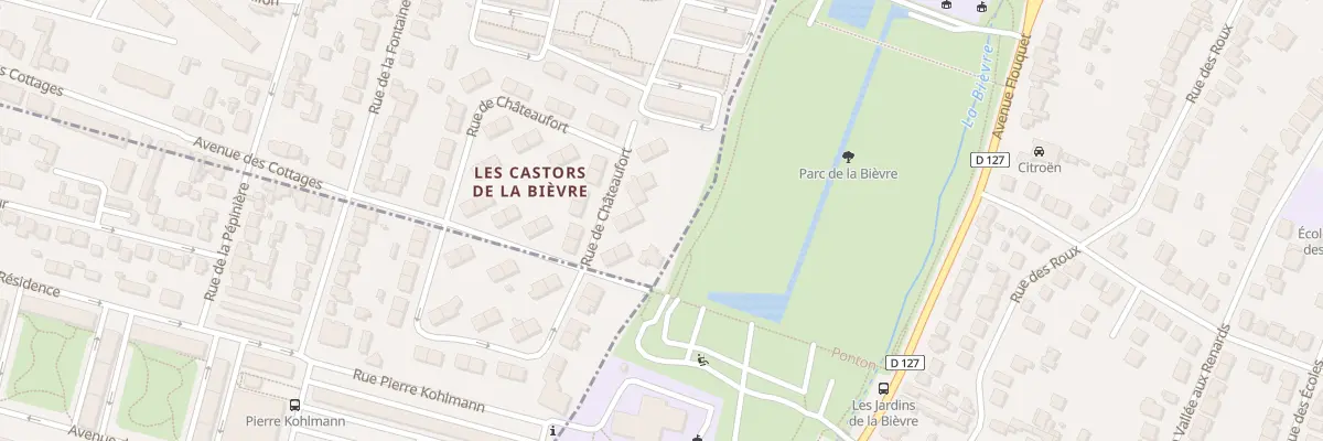 Plan du 44 Rue de Chateaufort à Bourg-la-Reine