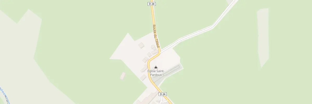 Plan du 5023 Le Bourg à La Serre-Bussière-Vieille