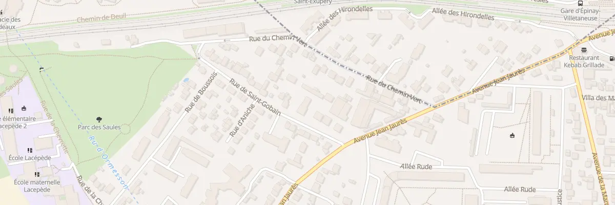 Plan du 8 Rue de Saint-Gobain à Épinay-sur-Seine