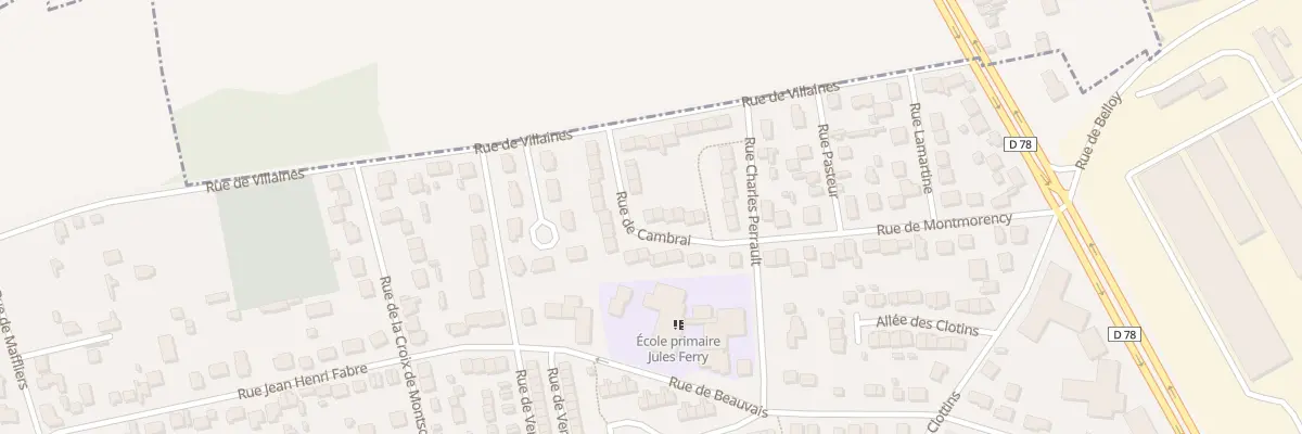 Plan du 5 Rue de Cambrai à Montsoult