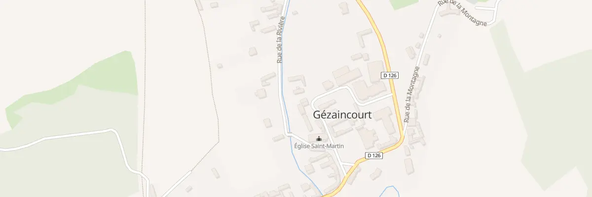 Plan du 9 Pl de l’Eglise à Gézaincourt