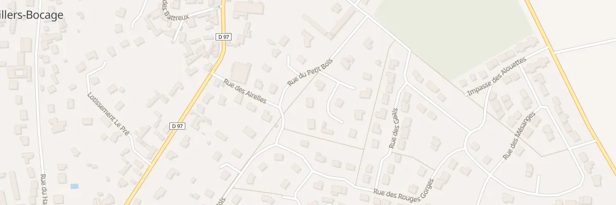 Plan du 4 Che des Ormes à Villers-Bocage