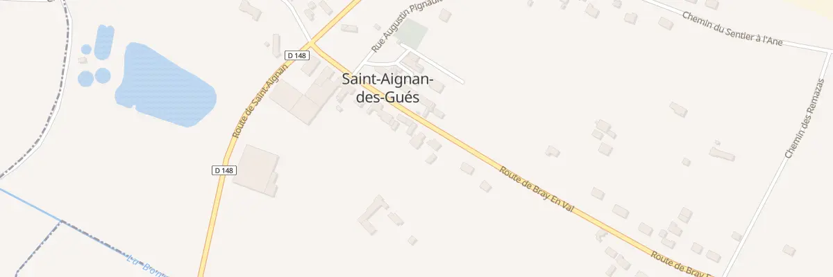 Plan du 24 Rte de Bray En Val à Bray-Saint-Aignan