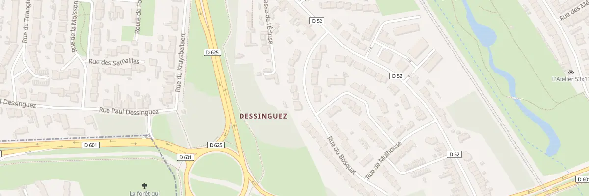 Plan du 45 Rue du Bosquet à Dunkerque