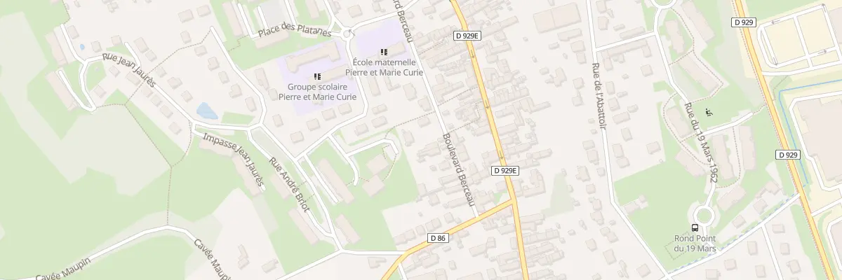 Plan du 100 Bd Berceau à Mouy