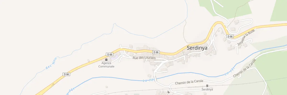 Plan du 7 Rte Nationale Serdinya à Serdinya