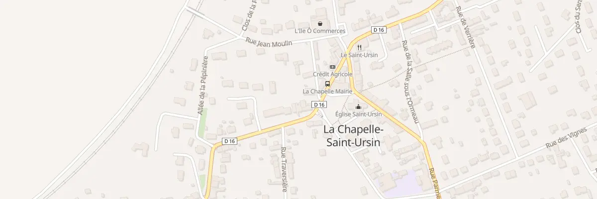 Plan du 1 Rue de la Maison Neuve à La Chapelle-Saint-Ursin