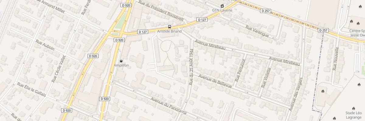 Plan du 10 Rue du 25 Août à Bourg-la-Reine
