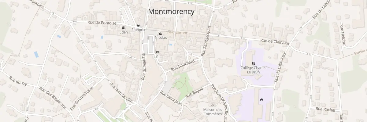 Plan du 11 Rue Bouchard à Montmorency